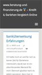 Mobile Screenshot of beratung-und-finanzierung.de